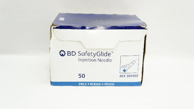 BD 305902 SafetyGlide Ndle 23G x 1inch - Box of 50